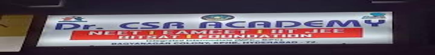 Dr CSR Academy Hyderabad